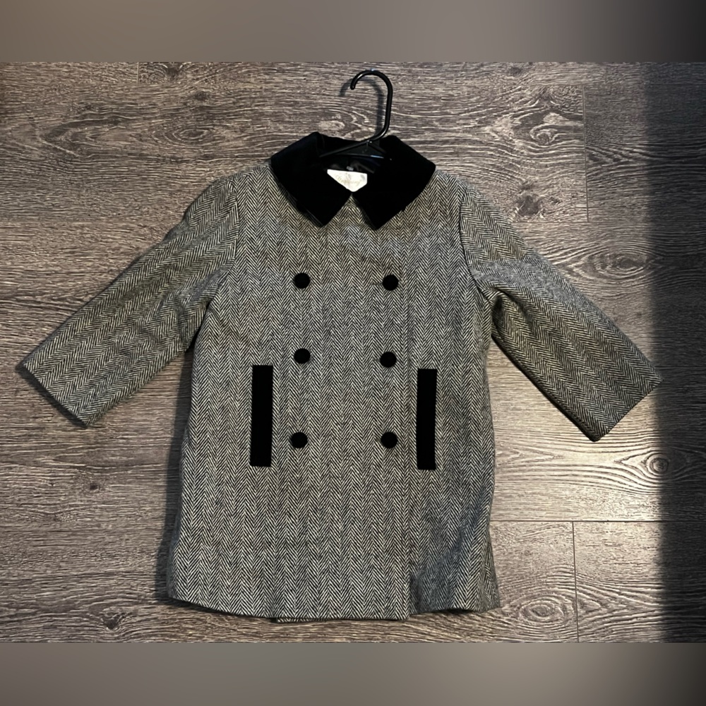 Strasburg Girls Tweed Pea coat no size, probably 4 or 5.